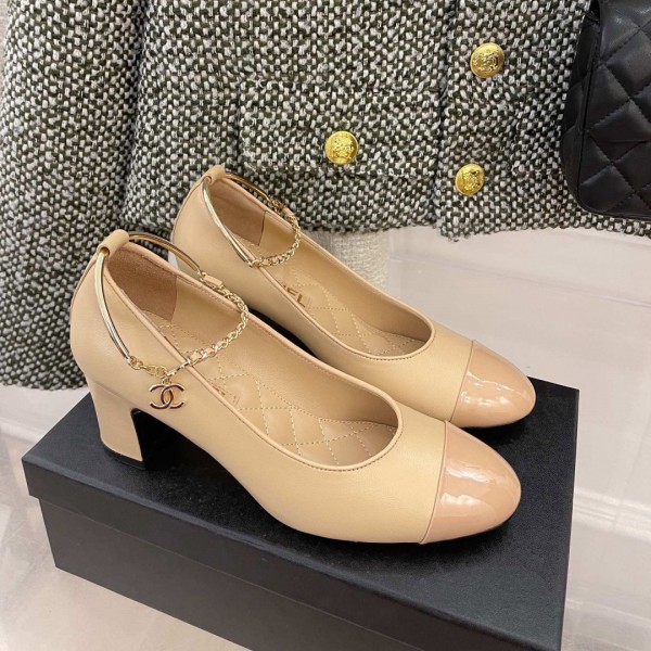 Chanel Women Pumps Nude CHN-191