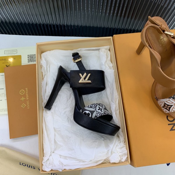 LV Women Heeled Sandals LVS-082