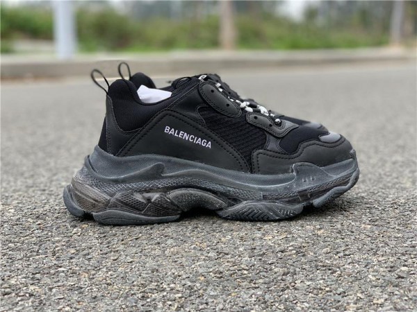 Balenciaga Triple S Clear Sole Black (BAL-N13)