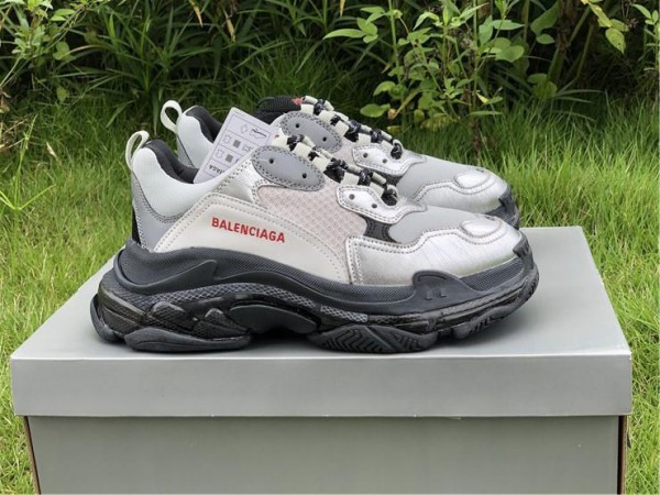 Balenciaga Triple S Black/Silver (BAL-N15)