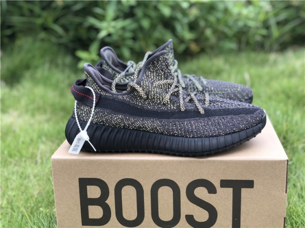 2019 Adidas Yeezy Boost 350 V2 "Static Reflective" Black (AYZ0055)