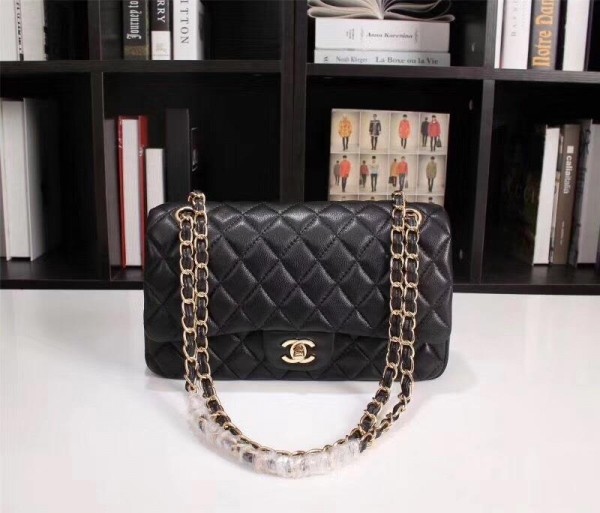 Chanel Double Flap Classic Handbag (CH207-Black)