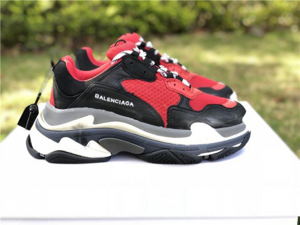 2018 Balenciaga Triple S Black Red (BAL0026)