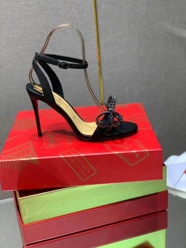 Christian Louboutin Sandal with Bow Black CL-H027