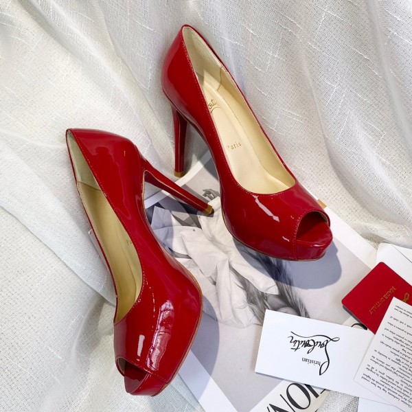 Christian Louboutin Peep Toe Pump Red CL-H060