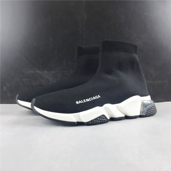 Balenciaga Speed Clear Sole Black/White (BAL-W15)