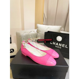 Chanel Women Flats Pink CHN-020