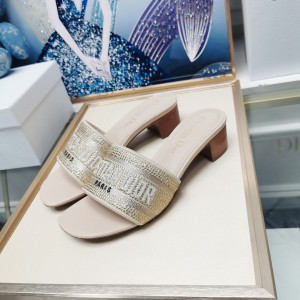 Dior Women Heeled Slides DRS-032