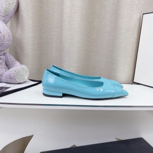 Chanel 2022 SS New Flats Blue CHN-109