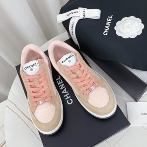 Chanel 2022 Spring Low-top Sneakers Pink CHN-169