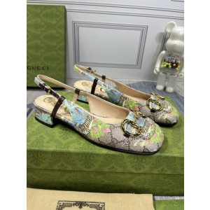 Gucci Women Slingback Flats GUCS-077