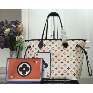 Louis Vuitton Game on Neverfull MM Tote Bag M57462