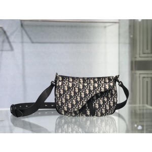 Dior Oblique Jacquard Saddle Bag (DR-BG-A024)