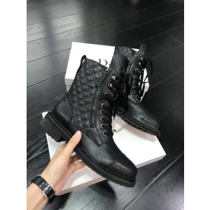 Chanel Women Martin Boots Black/Brown (CHS-233)