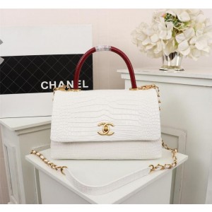 Chanel Top Handle Flap Bags (CH109-White)