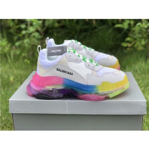 Balenciaga Triple S Clear Sole Rainbow (BAL-N14)