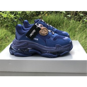 Balenciaga Triple S Clear Sole Royal Blue (BAL-N23)