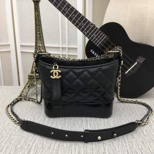 Chanel Gabrielle Small Hobo Bags (CH195-Black)
