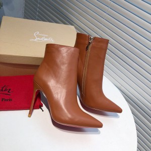 Christian Louboutin Women Boots Brown CL-H106