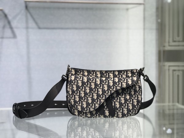 Dior Oblique Jacquard Saddle Bag (DR-BG-A024)