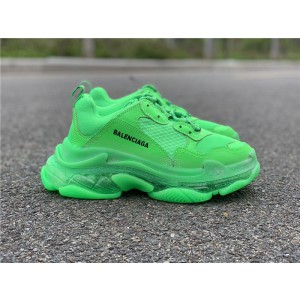 Balenciaga Triple S Clear Sole "Neon Green" (BAL0047)