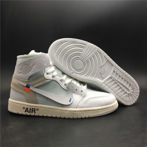 Off-White x Air Jordan 1 Retro High White AQ0818-100