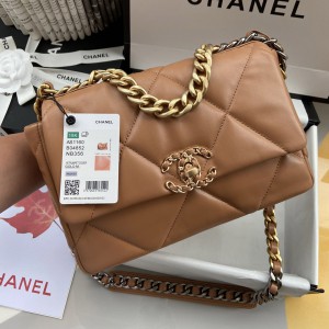 Chanel 19 Large Flap Bag Brown(CH-AS1162)